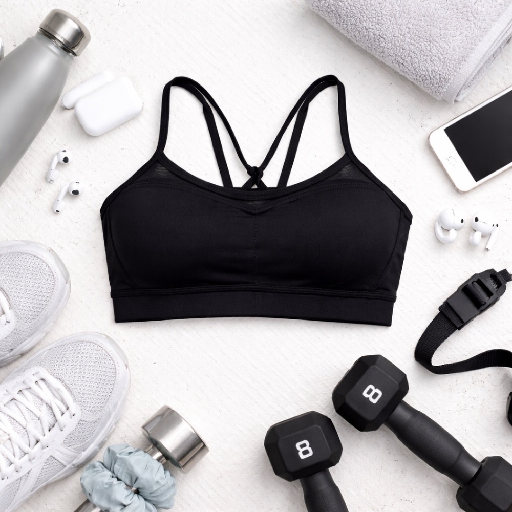 Lululemon | Black Strappy Back Sports Bra | Size 6